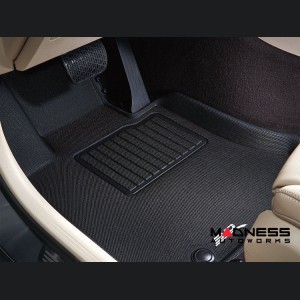 Tesla Cybertruck Floor Liners (Set of 4) - Black by 3D MAXpider 