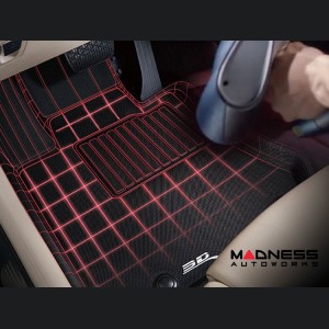 Tesla Cybertruck Floor Liners (Set of 4) - Black by 3D MAXpider 