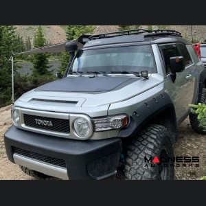 Toyota FJ Cruiser Flexible Solar Panel Kit - Complete Kit w/ Waterproof Controller + Hood Decal - 105W