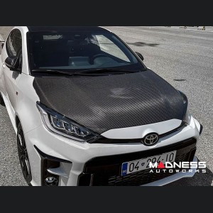 Toyota GR Yaris Hood - Carbon Fiber - OEM Style 