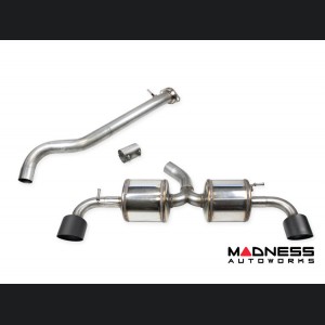 Toyota GR Yaris Performance Exhaust - Axle-Back - Straight Through - Black Tips - InoXcar Racing