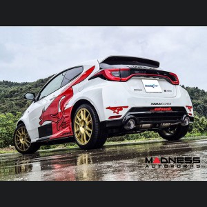 Toyota GR Yaris Performance Exhaust - Axle-Back - Resonated - Polished Tips - InoXcar Racing