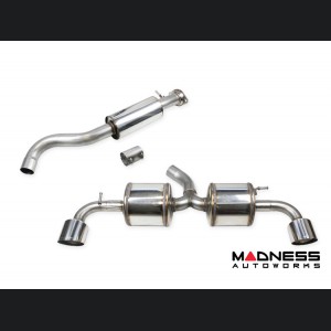 Toyota GR Yaris Performance Exhaust - Axle-Back - Resonated - Polished Tips - InoXcar Racing