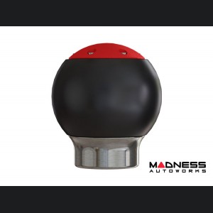 Toyota GR86 Gear Shift Knob - Stainless Steel w/ Black Acetal Outer Sleeve + Red Top 