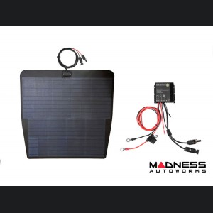 Toyota Rav4 Flexible Solar Panel Kit - Complete Kit w/ Waterproof Controller + Hood Decal - 5th Gen - 85W