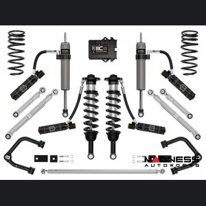 Toyota Sequoia 4WD Suspension System - Stage 12 - 2.5 VS RR CDEV Coilover - Tubular UCA