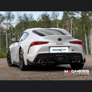 Toyota Supra Performance Exhaust - 2.0L Turbo - Rear Section - Electronic Valves - Black Tips - InoXcar Racing 