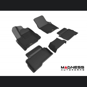 Toyota Tacoma Floor Liners - All-Weather - Black by 3D MAXpider - Double Cab - Gasoline