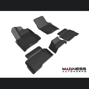 Toyota Tacoma Floor Liners - All-Weather - Black by 3D MAXpider - Double Cab - Hybrid