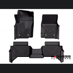 Toyota Tacoma Floor Liners - Front & Rear - Weatherbeater - Crew Cab/ Manual Transmission