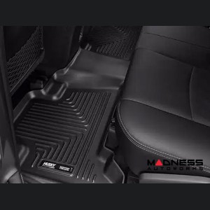 Toyota Tacoma Floor Liners - Front & Rear - Weatherbeater - Crew Cab/ Manual Transmission