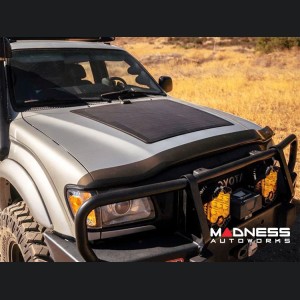 Toyota Tacoma Flexible Solar Panel Kit - Complete Kit w/ Waterproof Controller + Hood Decal - 1st&2nd Gen w/o Hood Scoop - 90W