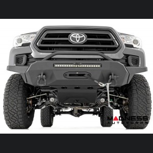 Toyota Tacoma Front Bumper - Winch Mount w/ Black Series Light Bar