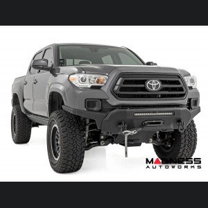 Toyota Tacoma Front Bumper - Winch Mount w/ Black Series Light Bar