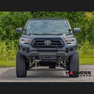 Toyota Tacoma Front Bumper - Winch Mount w/ Black Series Light Bar