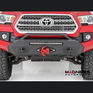 Toyota Tacoma Front Bumper - w/ PRO9500S Winch & Black Series Light Bar