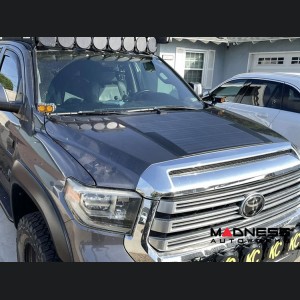 Toyota Tundra Flexible Solar Panel Kit - Complete Kit w/ Waterproof Controller + Hood Decal - 2nd Gen 2014-2021 - 90W