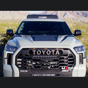 Toyota Tundra Flexible Solar Panel Kit - Complete Kit w/ Waterproof Controller + Hood Decal - 3rd Gen - 90W