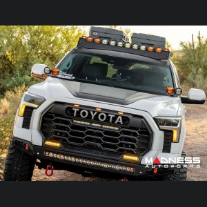 Toyota Tundra Flexible Solar Panel Kit - Complete Kit w/ Waterproof Controller + Hood Decal - 3rd Gen - 90W