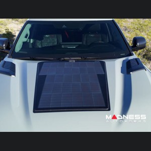 Toyota Tundra Flexible Solar Panel Kit - Complete Kit w/ Waterproof Controller + Hood Decal - 3rd Gen - 90W