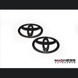 Toyota Carbon Fiber Badges - set of 2