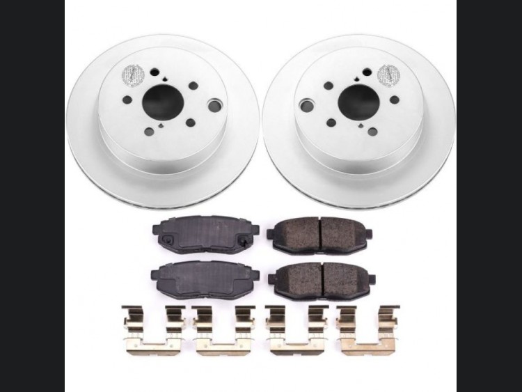 Subaru Forester Brake Kit - Rear - PowerStop - Geomet Coated Rotors ...