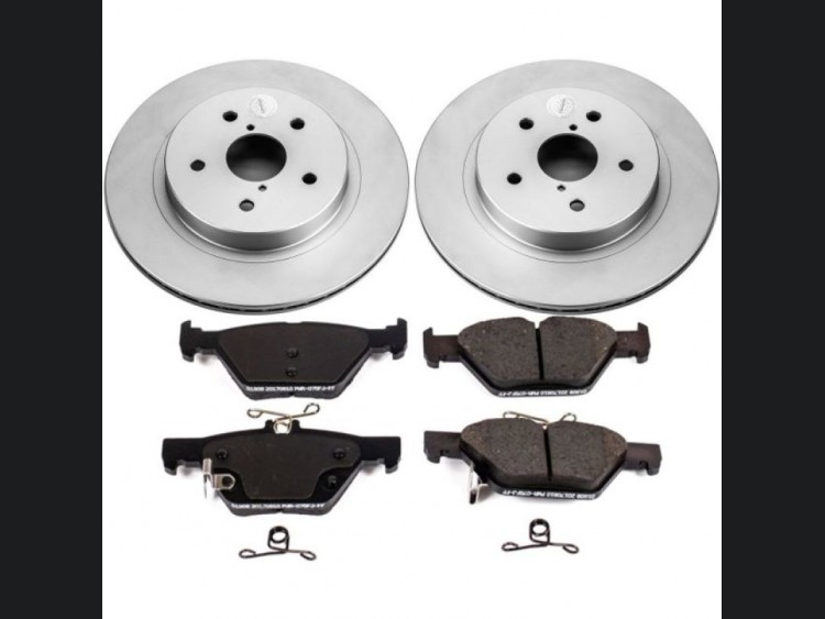 Subaru Outback Brake Kit - Rear - PowerStop - GEOMET Coated Rotors ...