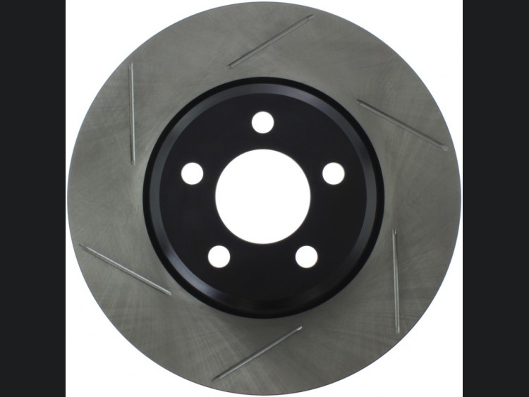 Dodge Challenger Brake Rotor (1) - Front Right - Stoptech - Slotted ...