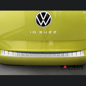Volkswagen ID Buzz Rear Bumper Sill Trim - Stainless Steel - Polished Finish