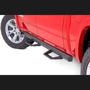 Dodge Ram TRX Running Boards - SRL2 Adj Aluminum Step - Crew Cab - Ram 1500 (19-24)/1500 TRX (21-24)