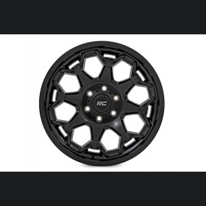 Custom Wheel 80 Series - One-Piece - Semi Gloss Black | 20x9 | 8x180 | 0mm - Rough Country 