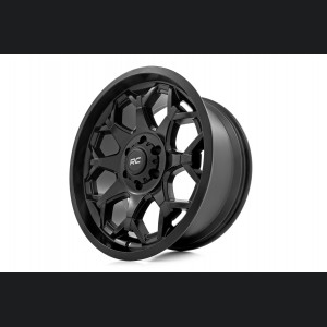 Custom Wheel 80 Series - One-Piece - Semi Gloss Black | 20x9 | 6x5.5 | 0mm - Rough Country 