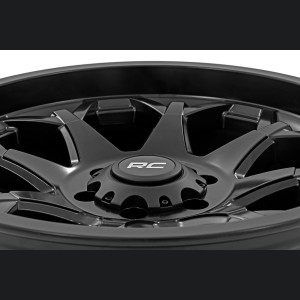 Custom Wheel 80 Series - One-Piece - Semi Gloss Black | 20x9 | 6x5.5 | 0mm - Rough Country 