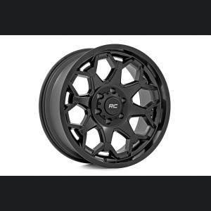 Custom Wheel 80 Series - One-Piece - Semi Gloss Black | 20x10 | 8x180 | -19mm - Rough Country 