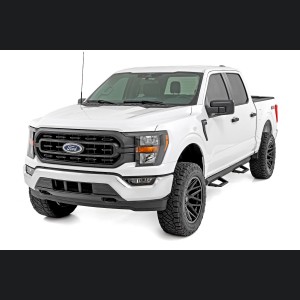 Ford F-150 Running Boards - SRL2 Adj Aluminum Step - Crew Cab - F-150/Lightning/F-250/F-350/Raptor (15-24)