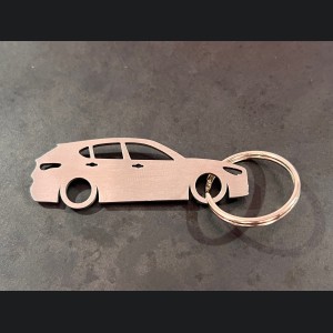 Alfa Romeo Stelvio Keychain - silhouette design