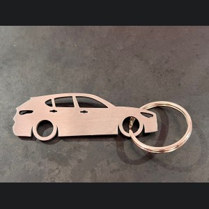 Alfa Romeo Stelvio Keychain - silhouette design