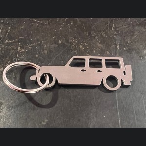 Jeep Wrangler Keychain - silhouette design