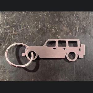 Jeep Wrangler Keychain - silhouette design