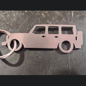 Jeep Wrangler Keychain - silhouette design