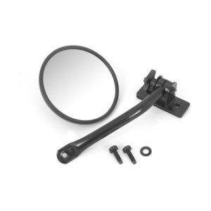 Jeep Wrangler JK Trail Mirror - Round - Quick Release - Single