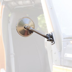 Jeep Wrangler JK Trail Mirror - Round - Quick Release - Single