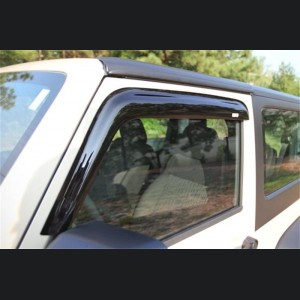 Jeep Wrangler JK - RUG Window Deflectors