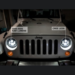 Jeep Wrangler JK - RAX LED Headlights