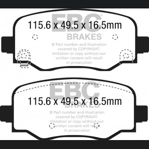 Jeep Renegade - EBC Ultimax2 Brake Pad Sets