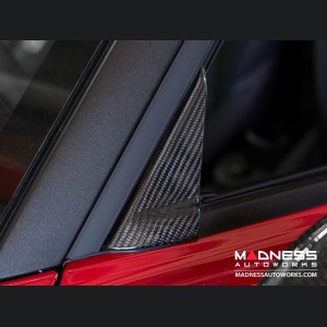 Alfa Romeo 4C Door Trim - Carbon Fiber - Exterior Door Triangle Trim