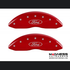 Ford F-150 2014 - Ford Logo - Caliper Covers by MGP - Red