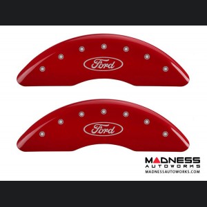 Ford F-250 Super Duty 2014 - Ford Logo - Caliper Covers by MGP - Red