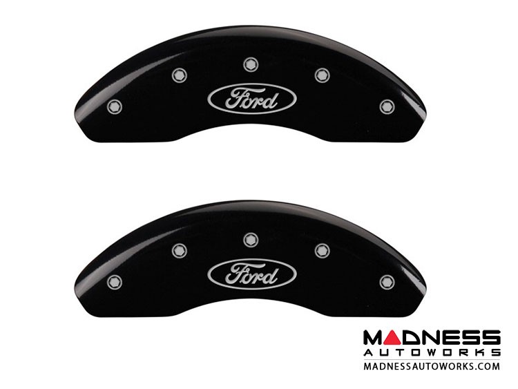 Ford Fiesta 2015 - 16" Wheel - Ford Logo - Front Caliper Covers by MGP - Black