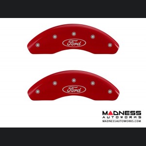 Ford Fiesta 2015 - 16" Wheel - Ford Logo - Front Caliper Covers by MGP - Red